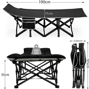 Cama Dobrável Premium com Colchão Amovível